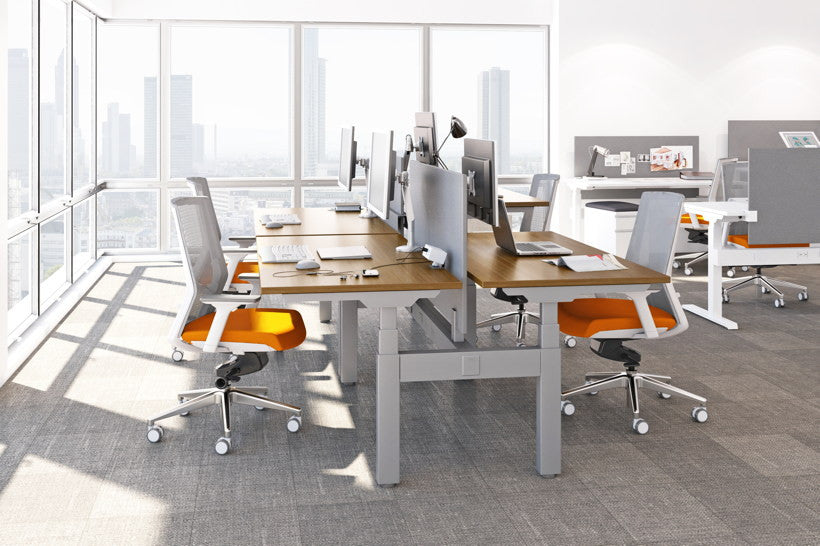 Systems KINEX Adjustable Height Desk - Office Furniture Heaven