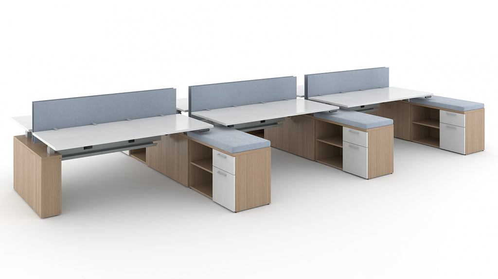 Systems Staks Adjustable Height Desk - Office Furniture Heaven